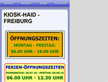 Tablet Screenshot of kiosk-haid.de